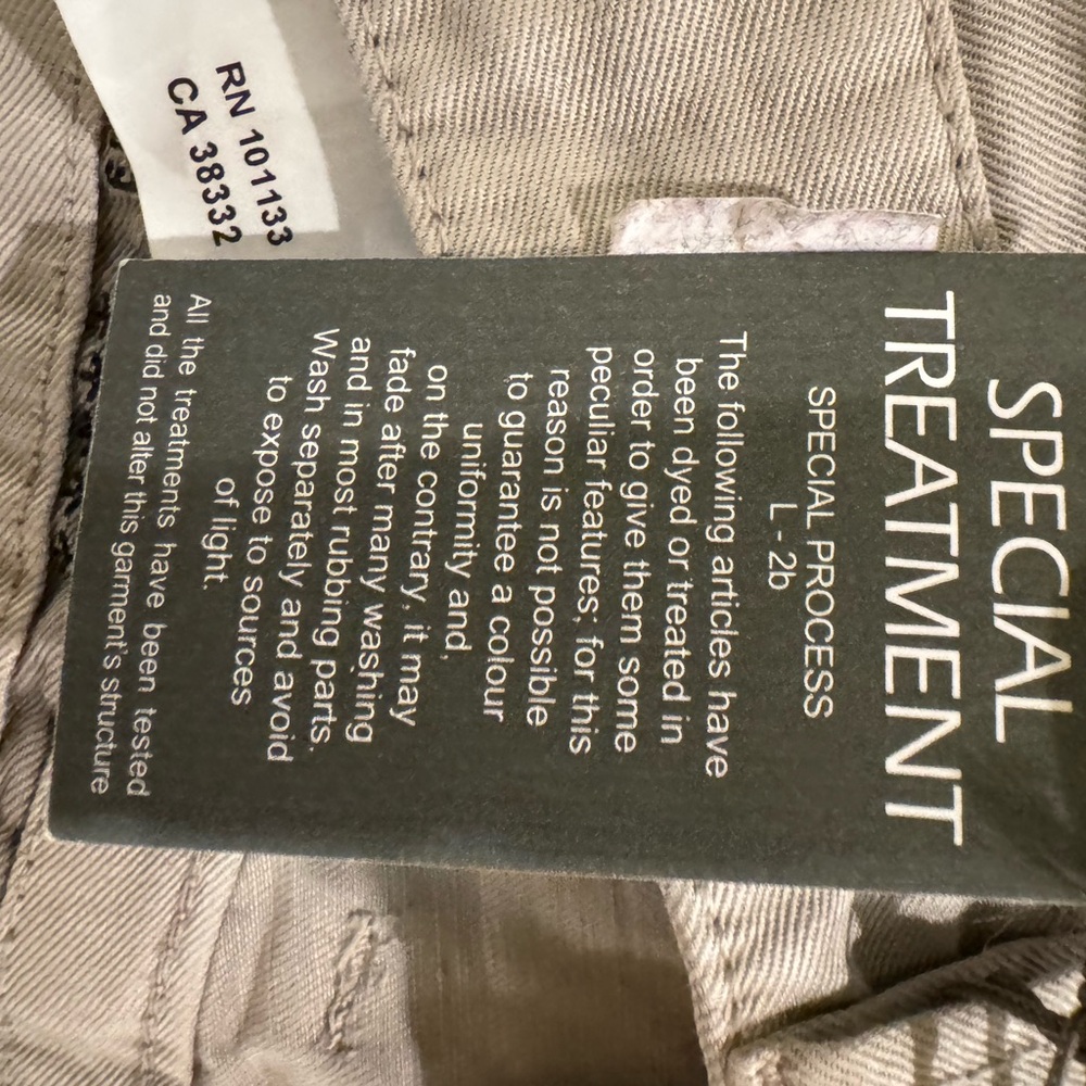 Zegna Tan Men’s Denim Size 34 - Picture 4 of 9